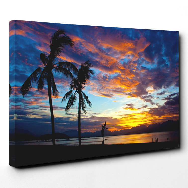 Big Box Art Sunset Wrapped Canvas Photograph Wayfair.co.uk
